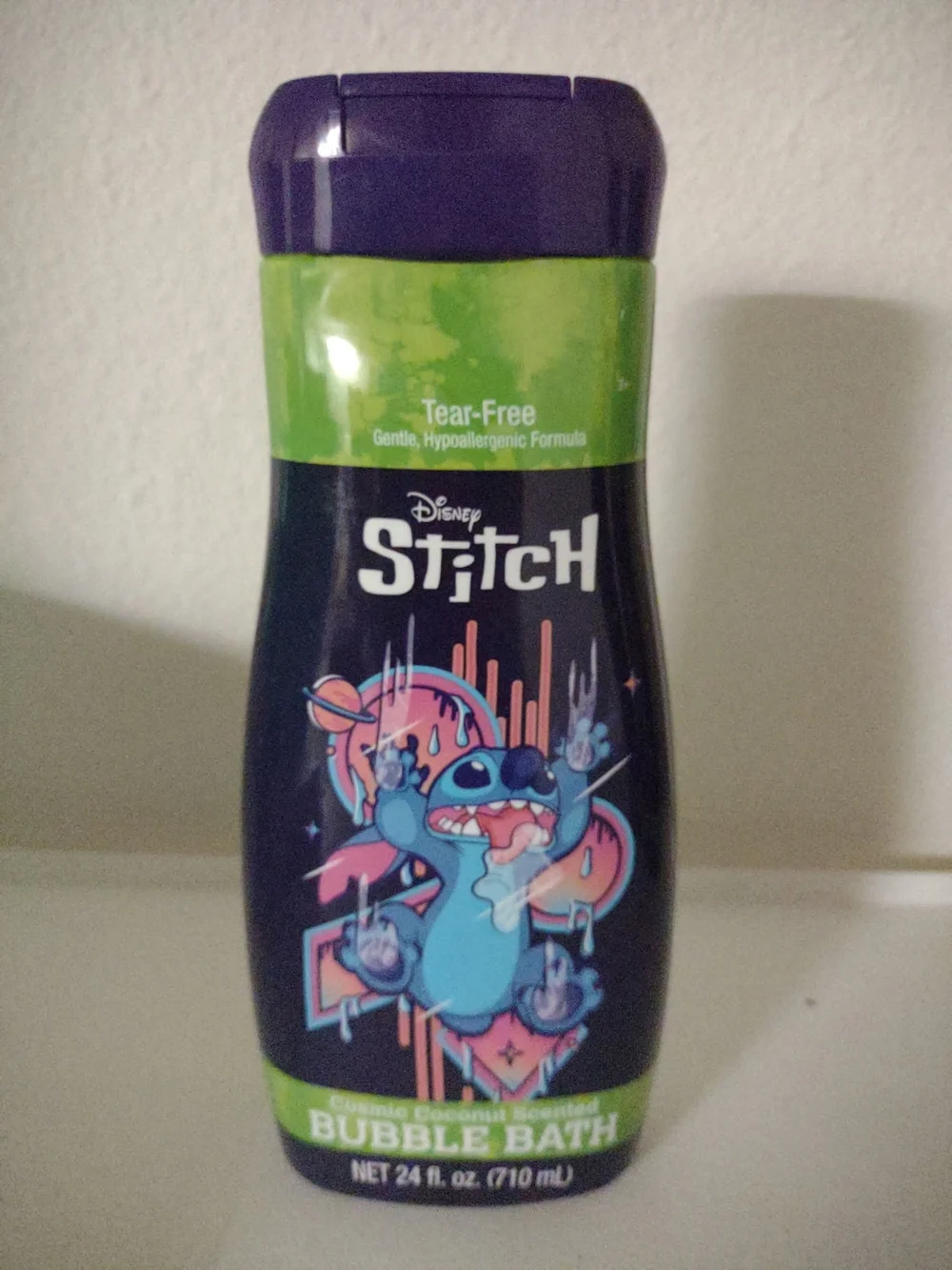 Disney Stitch Bubble Bath Bottle - Lot Of 3